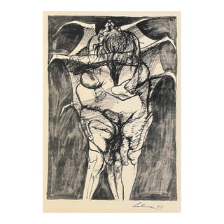 1963 Rico LeBrun Dante's Inferno Lithograph For Sale