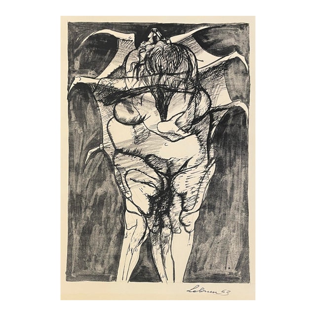 1963 Rico LeBrun Dante's Inferno Lithograph For Sale