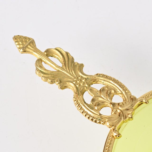 Italian Uranium Opaline Glass Bowl from Vincenzo Nason, 1960s For Sale - Image 11 of 12