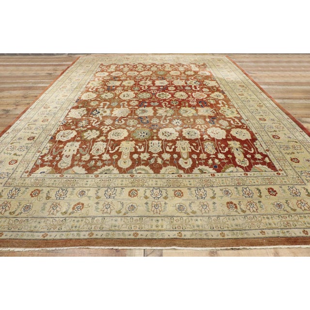 Textile Vintage Pakistani Rug, 09'11 X 14'04 For Sale - Image 7 of 9