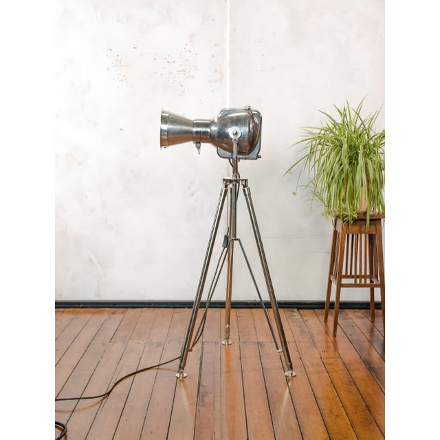 Patt 23N Spotlight on Chrome Tripod from Strand Electric, England, 1960s For Sale - Image 17 of 17