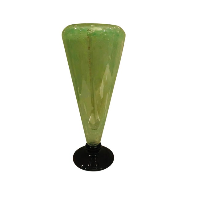 1930s French Schneider Glassworks Art Glass Vase For Sale In Tampa - Image 6 of 6