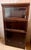 1940s French Mahogany 3-Stack Barrister Bookcase W/Beveled Glass For Sale - Image 4 of 13