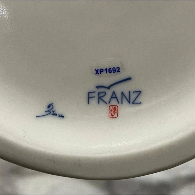 Pair of 1970s Franz Collection Papillon Butterfly Spread Wings Vases Art Nouveau For Sale - Image 12 of 12