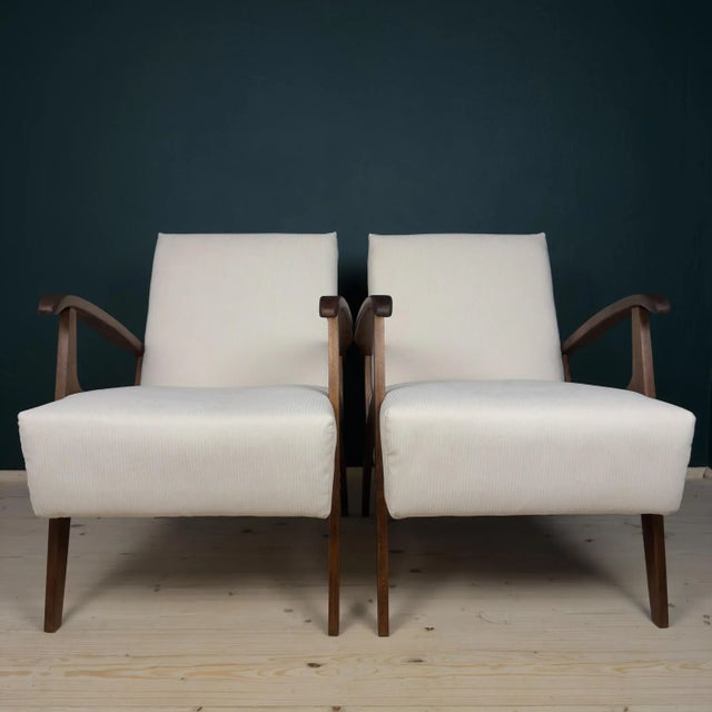Mid-Century Armchairs, Yugoslavia, 1970s, Set of 2 For Sale - Image 9 of 18