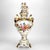 Large German Dresden Figural, Scenic & Floral Lidded Porcelain Palace Urn C1880 For Sale - Image 6 of 18