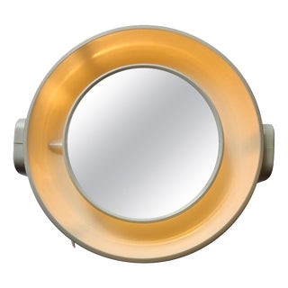 Vintage Wall Backlit Mirror, Germany, 1970s For Sale