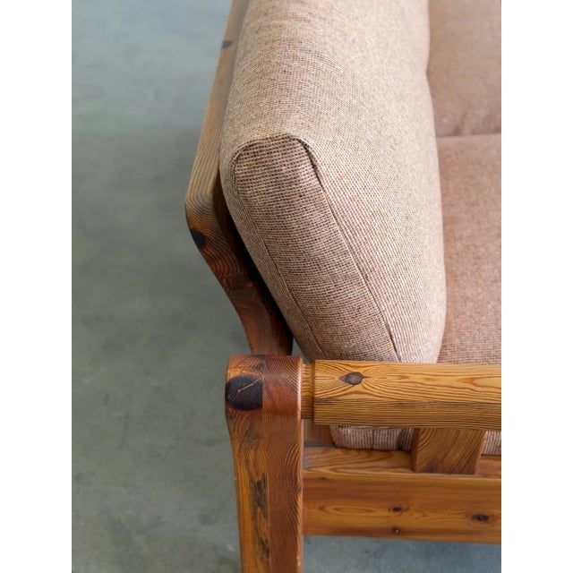 Mid 20th Century Pine Loveseat Sofa For Sale - Image 9 of 15