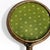 Wood Vintage French Wicker Wrapped Hand Mirror With Decorative Beaded Frame For Sale - Image 7 of 13