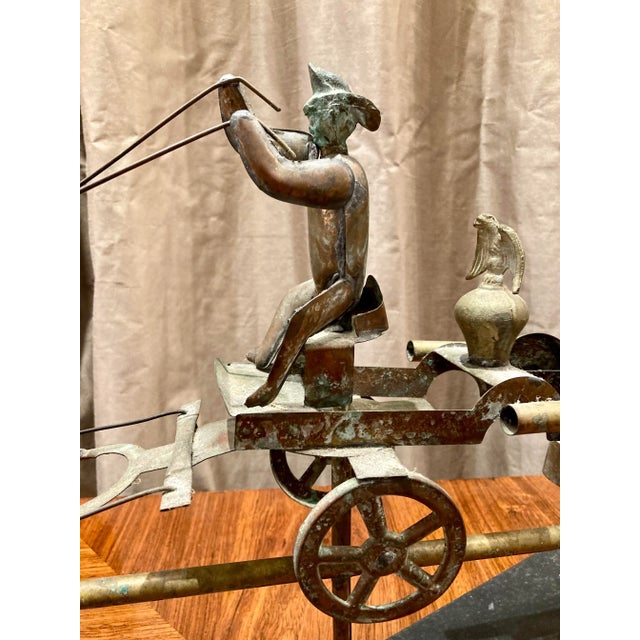 Arts & Crafts Vintage Copper Weather Vane For Sale - Image 3 of 9