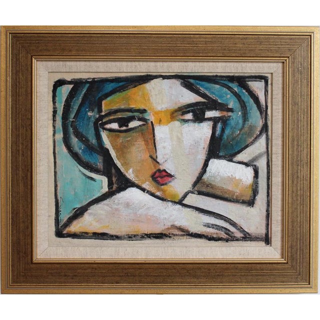 Hidden Portraits XXXIV, 1990s, Acrylic Painting on Cnavas, Framed For Sale - Image 13 of 13