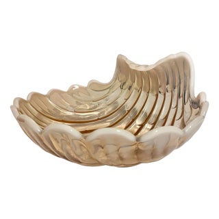 Mid 20th Century Duncan and Miller Sanibel Pink Shell Centerpiece Bowl For Sale