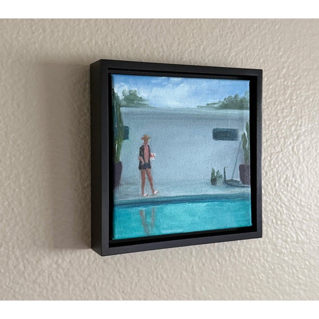 Contemporary Pool No. 31 - Oil on Canvas, Framed by Kory Alexander For Sale - Image 3 of 5