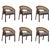 Spencer Dining Chairs by Wood Tailors Club, Set of 6 For Sale - Image 9 of 9
