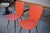 Metal Set of Red Skai Chairs, 1960s For Sale - Image 7 of 18