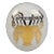 Piero Fornasetti Ceramic Pebble Capricorn Zodiac Paperweight For Sale