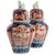 Antique Japanese Hand Painted Imari Vases, Set of 2 For Sale - Image 12 of 12