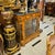 French French Louis XVI Marble Top Display Commode Cabinet With Glass Door, Bronze Mounts & Gold Leaf Accents For Sale - Image 3 of 3