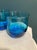 Mid 20th Century Mid-Century Cobalt Blue Juice Glasses- Set of 4 For Sale - Image 5 of 6