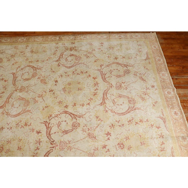 Room Size European Vintage Rug For Sale - Image 9 of 12