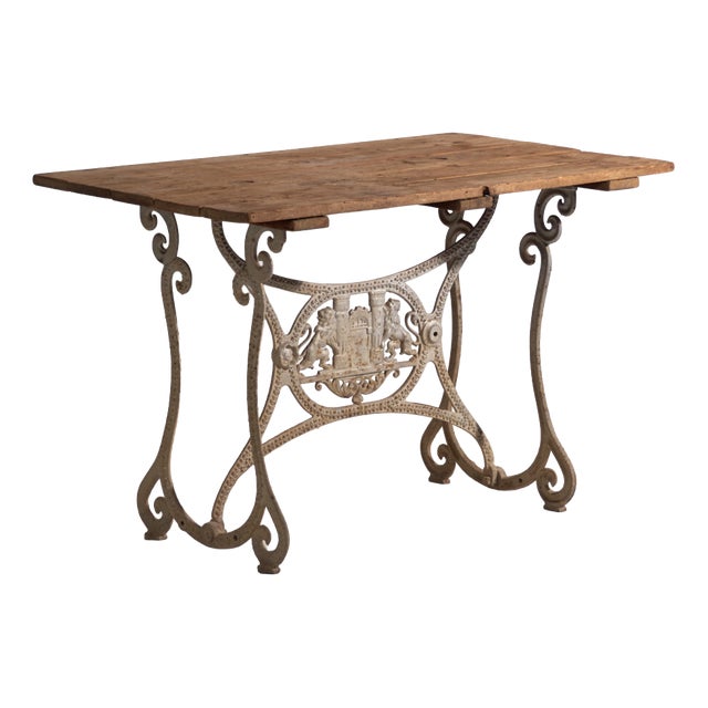 Garden Table in Cast Iron, Central Europe, 1900 For Sale