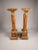 Neoclassical Veined Marble Columns, Set of 2 For Sale - Image 4 of 4