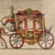 English Vintage Framed Horse-Drawn Stagecoach Needlepoint For Sale - Image 3 of 4