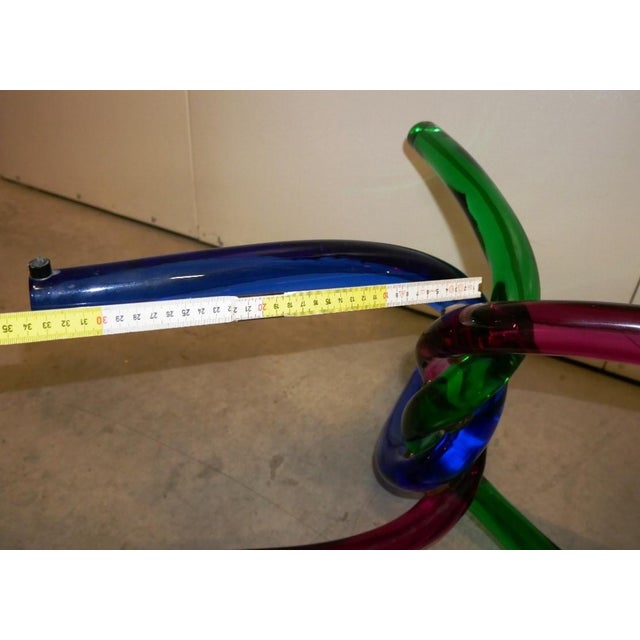 Low Coffee Table in Murano Glass, 1970s For Sale - Image 9 of 14