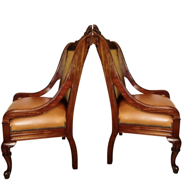 Spanish 1980s Pair of Hemingway Collection Armchair a Timeless Masterpiece From Thomasville For Sale - Image 3 of 12