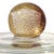 Gold Vintage Murano Seguso Pulveri Vanity Jewelry Box Dark Amethyst Gold Flecks Italian Art Glass Jar For Sale - Image 8 of 9