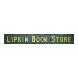 Reclaimed Lipkin Bookstore Aluminum Marty Supreme Movie Prop Sign
