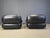 Set of Black Leather Lounge Chairs by Sapporo for Mobil Girgi, 1970s, Set of 2 For Sale - Image 3 of 11