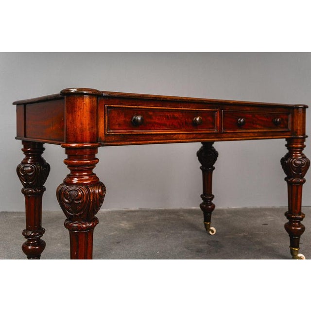 English-Style Desk in Mahogany, 1900s For Sale - Image 9 of 18