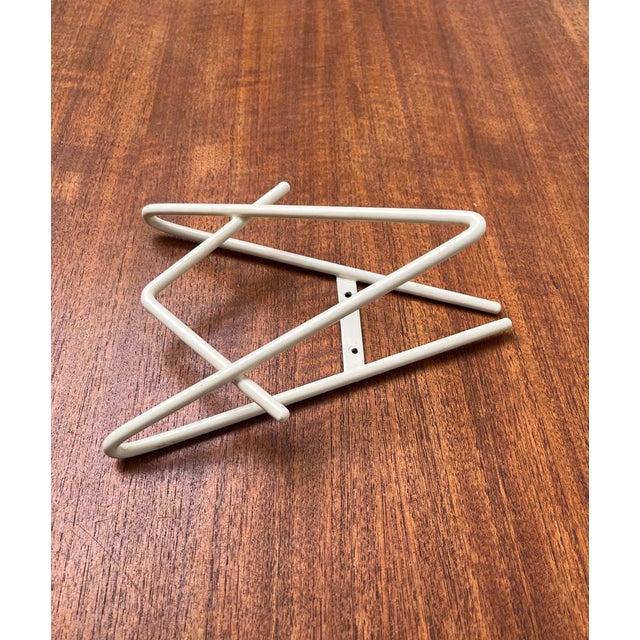 Mid-Century Minimalist Metal Coat Hooks Rack, 1960s, Set of 5 For Sale - Image 6 of 18