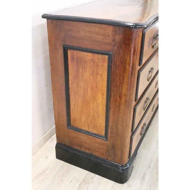 Antique Chest of Drawers with Walnut Inlay, 17th Century For Sale - Image 12 of 13