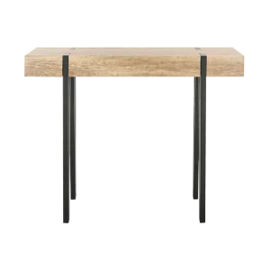 Contemporary Console Table in Multi & Brown