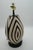 Late 20th Century Black & Ivory Geometric Chulucanas Pottery Desk Lamp For Sale - Image 4 of 8