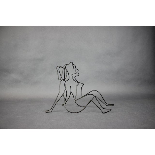 Woman Wall Decorations, 1950s, Set of 2 For Sale - Image 6 of 7