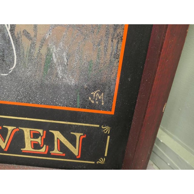 Wooden and Iron Framed The Raven Pub Sign, 1930s For Sale - Image 3 of 8