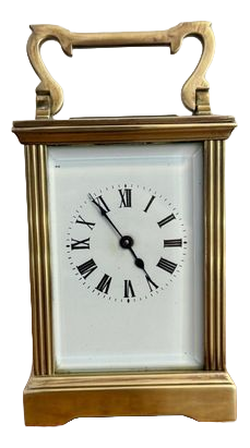 Antique Edwardian Brass Carriage Clock, 1900