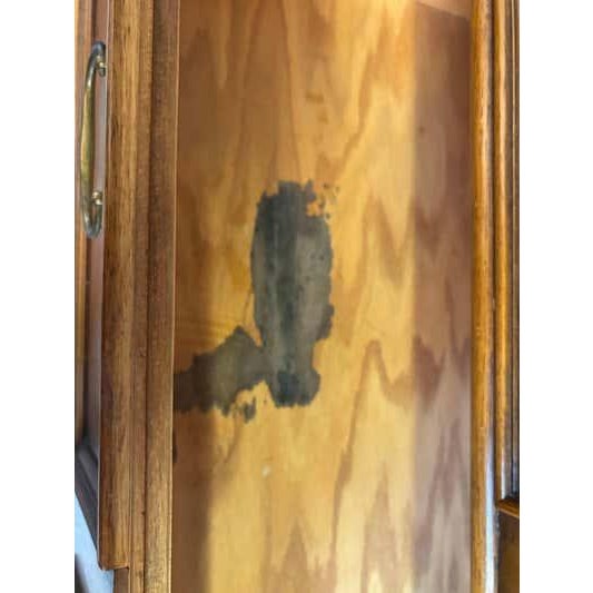 Late 20th Century Drexel Tall Boy Dresser, Walnut, Hollywood Regency Style, USA, 1970 For Sale - Image 5 of 14