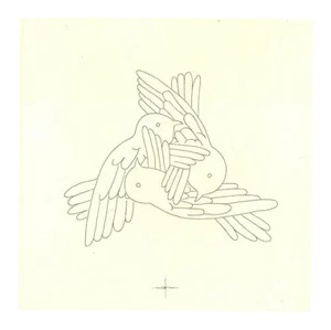 Dry Point Etching by Jonas Hafner - "Doves of Peace" - Hand Signed - 1975