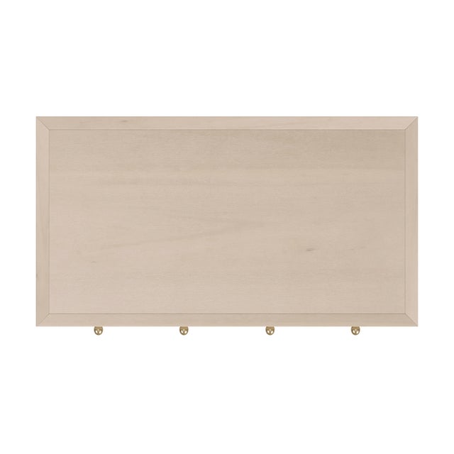 Wood Nora 40 in. W Rectangular Wood 2 Drawer Writing Desk, Antique Taupe For Sale - Image 7 of 8
