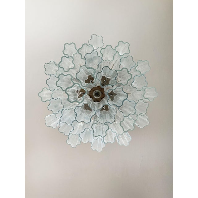 Murano Glass Tube Chandelier, 1990 For Sale - Image 11 of 17