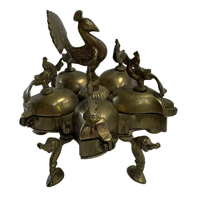 Vintage 1950s Brass Vermilion For Sale