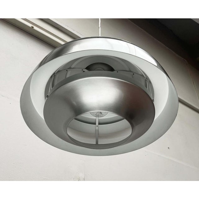 Mid-Century Modern Dome Pendant Lamp attributed to Hans Agne Jakobsson, 1960s For Sale - Image 10 of 18