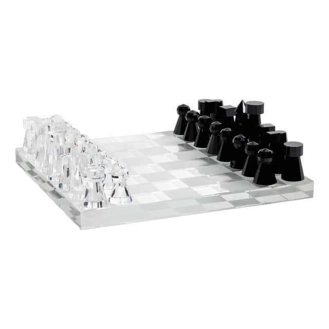 Handmade Crystal Chess Set For Sale