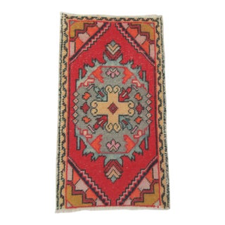 Mini Vintage Turkish Rug For Sale