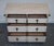 Gold Victorian Hand-Painted Ivory Chest of Drawers with Brass Handles For Sale - Image 8 of 14