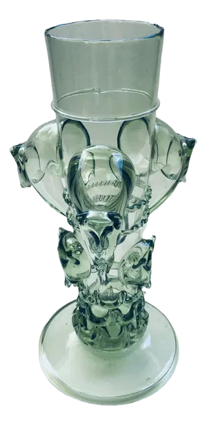20th Century Italian Intricate Art Glass Vase